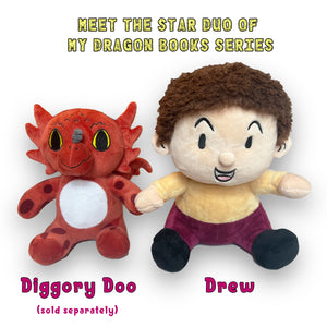 Drew Plush - My Dragon Books Adorable Stuffed Toy